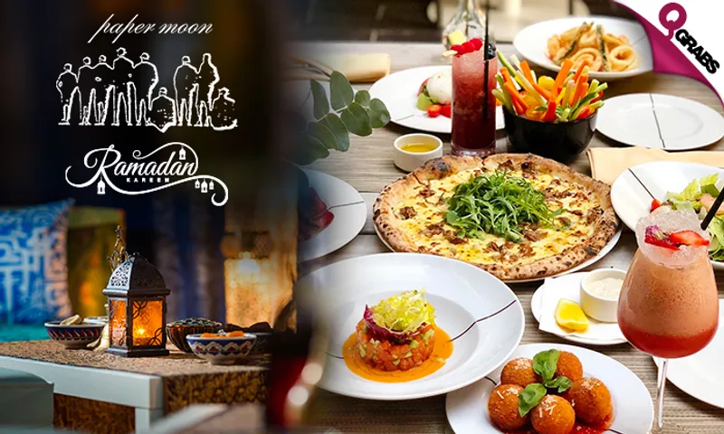 Grand Iftar Set Menu for TWO at Paper Moon Doha!